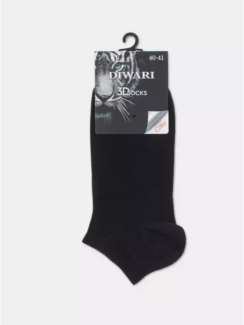 Носки мужские короткие diwari 3dsocks 000 черный, 23С-122СП, 40-41 (25), DIWARI,  - 5