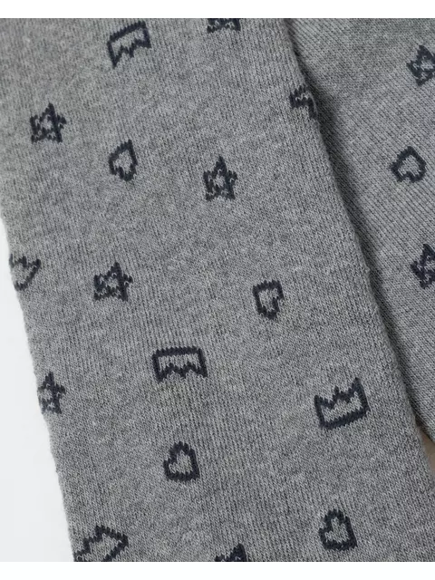 Теплые махровые детские колготки sof-tiki (махровые внутри) 653 серый, 7С-38СП, 140-146 (22), CONTE-KIDS,  - 5