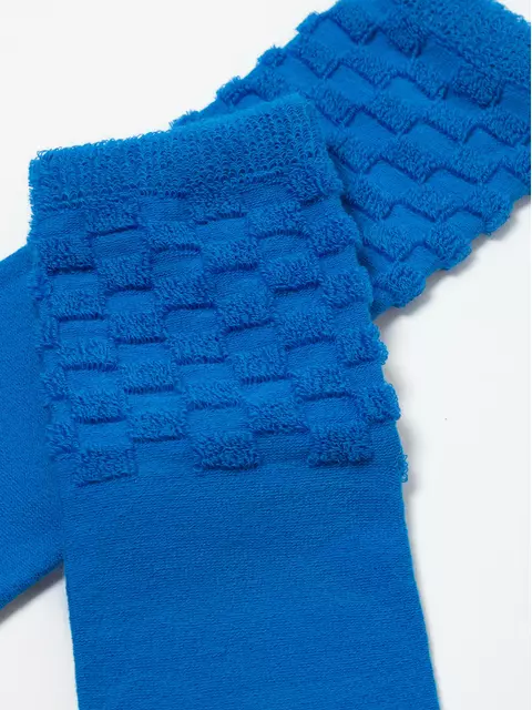 Махровые женские носки из хлопка с объемными рисунками conte comfort 550 синий, 23С-17СП, 38-39 (25), CONTE ELEGANT,  - 2