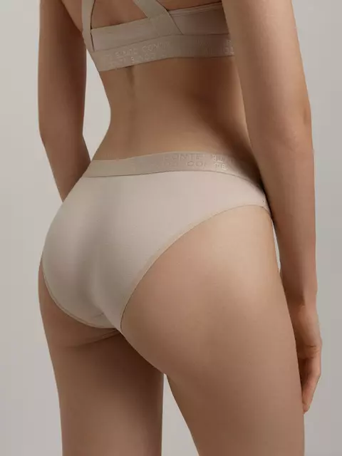 Трусы женские «бикини» из бамбука flexible lb 2240 light almond, 22С-2213ТСП, 106/XL, CONTE ELEGANT,  - 2