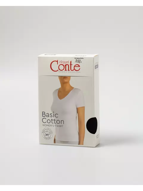 Фуфайка женская conte basic collection lf 2021 black, 20С-1061ТСП, 170-96/L, CONTE ELEGANT,  - 6