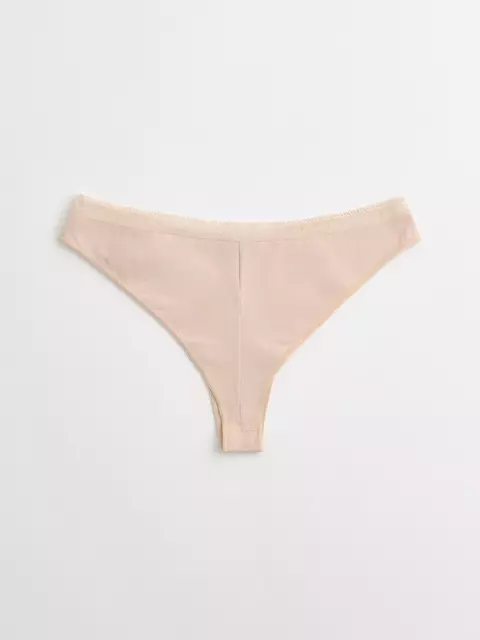 Трусы женские "бразилиана" classic basic lbr 1349 natural, 20С-1331ТСП, 106/XL, CONTE ELEGANT,  - 2