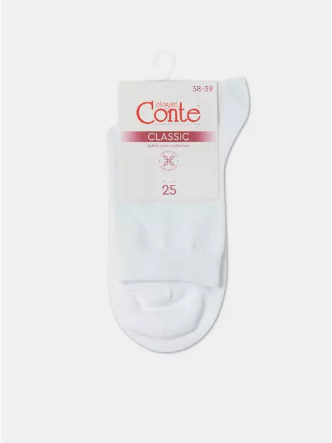 Носки женские хлопковые classic 530 белый, 15С-15СП, 36-37 (23), CONTE ELEGANT,  - 9