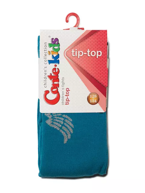 Детские колготки tip-top 411 бирюза, 7С-78СП, 128-134 (20), CONTE-KIDS,  - 3