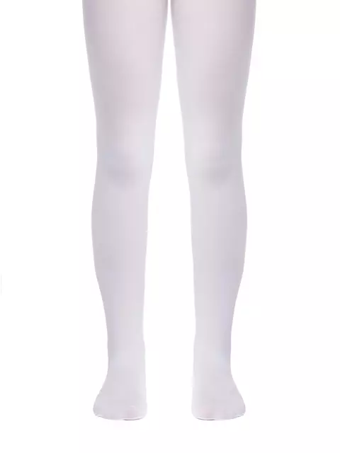 Классические матовые детские колготки princess 40 bianco, 18С-229СП, 128-134, CONTE ELEGANT,  - 3