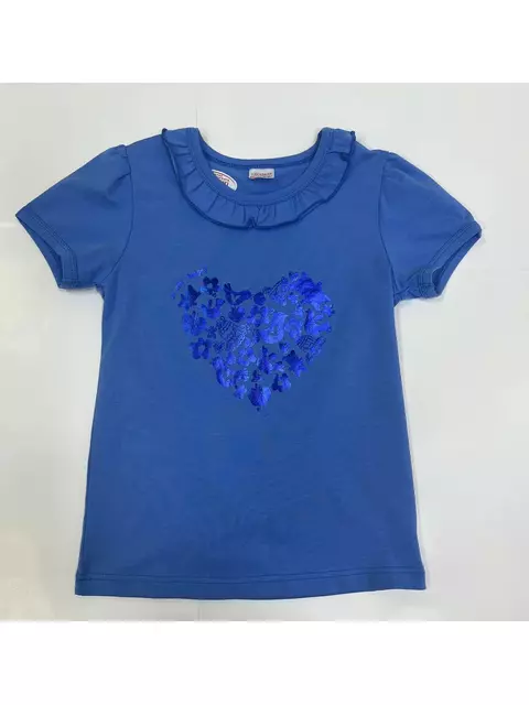 Джемпер для девочки conte-kids heart dd 043 голубой, 12С-047ДДСП, 122-60, CONTE-KIDS,  - 1