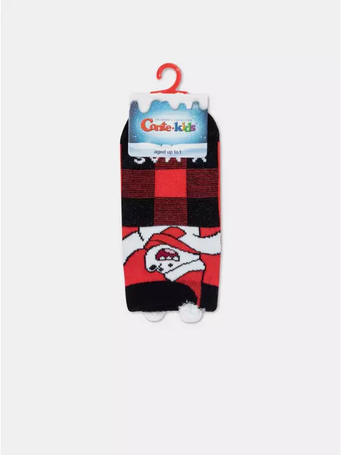 Новогодние детские носки для малышей new year 949 красный, 21С-64СП, 11-12, CONTE-KIDS,  - 5