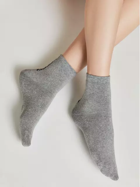 Теплые женские носки conte (махровые) comfort 570 серый, 7С-47СП, 39-41 (25-27), CONTE ELEGANT,  - 2