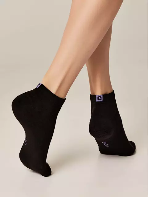 Носки женские хлопковые active (короткие, махр. стопа) 571 черный, 16С-92СП, 39-41 (25-27), CONTE ELEGANT,  - 2