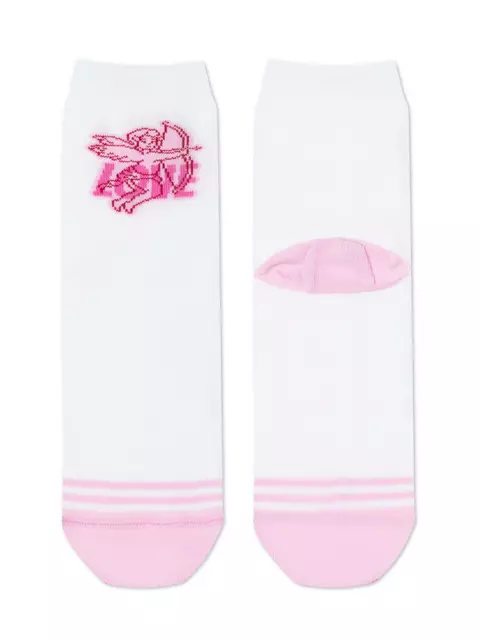 Носки женские хлопковые esli 579 белый, 23С-138СПЕ, 36-39 (23-25), ESLI,  - 4