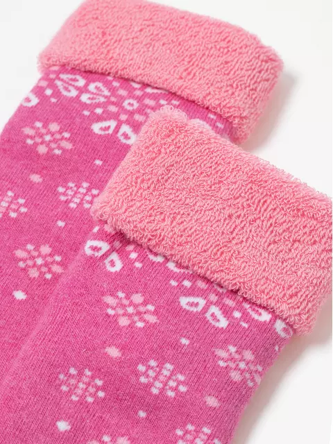 Махровые детские носки conte-kids sof-tiki (2 пары) 703 белый-розовый, 7С-92СП, 12, CONTE-KIDS,  - 3