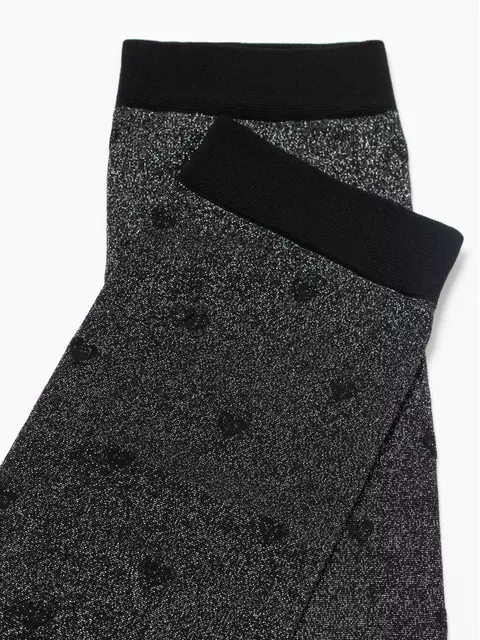 Носки женские с объемными рисунками «hearts» conte fantasy 23с-109сп silver-nero, 23С-109СП, 36-39 (23-25), CONTE ELEGANT,  - 5