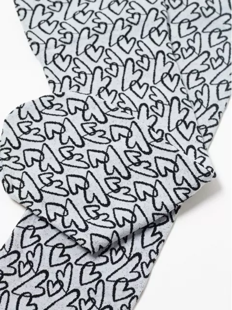 Плотные женские носки с вывязанным рисунком «сердечки» conte fantasy 23с-84сп nero-bianco, 23С-84СП, 36-39 (23-25), CONTE ELEGANT,  - 6