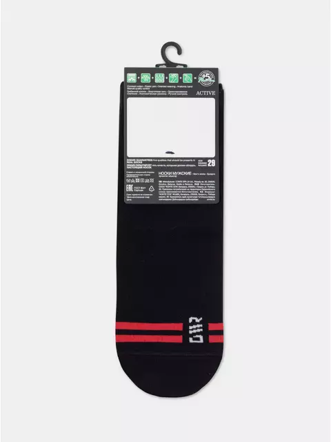 Носки мужские (короткие) diwari active 195 черный, 23С-85СП, 40-41 (25), DIWARI,  - 4