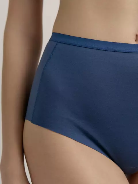 Трусы женские "слип" с высокой посадкой suprema rp2078 маренго, 19С-0035КСП, 106/XL, CONTE ELEGANT,  - 2