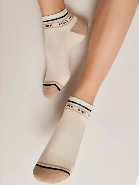 Носки женские короткие active (махровая стопа) 572 капучино, 16С-92СП, 39-41 (25-27), CONTE ELEGANT,  - 3