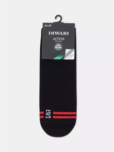 Носки мужские (короткие) diwari active 195 черный, 23С-85СП, 40-41 (25), DIWARI,  - 3