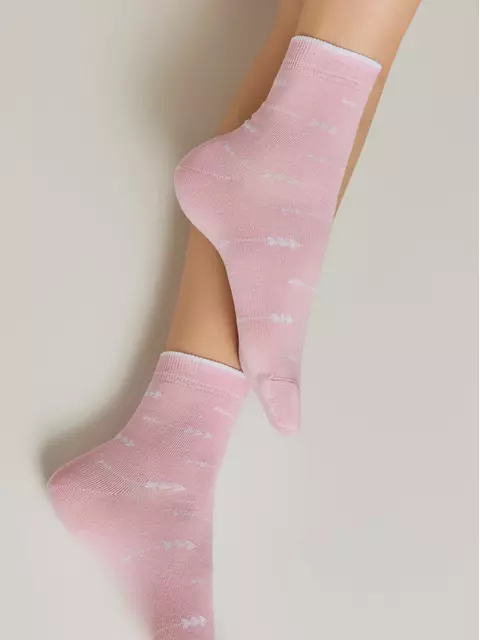 Носки женские хлопковые esli 580 светло-розовый, 23С-138СПЕ, 36-39 (23-25), ESLI,  - 3