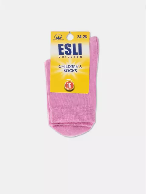 Носки детские (однотонные) esli 000 мальва, 19С-142СПЕ, 20, ESLI,  - 3