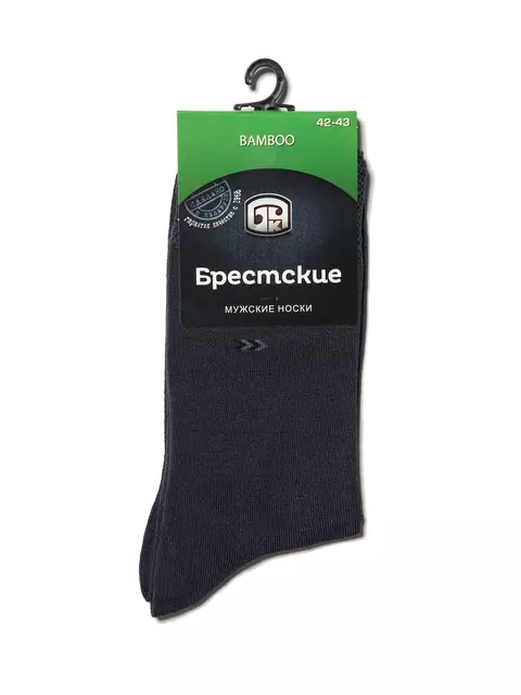 Носки мужские (с рисунком) bamboo 2507 брестские 005 т.серый, 14С2507, 40-41 (25), БРЕСТСКИЕ,  - 2