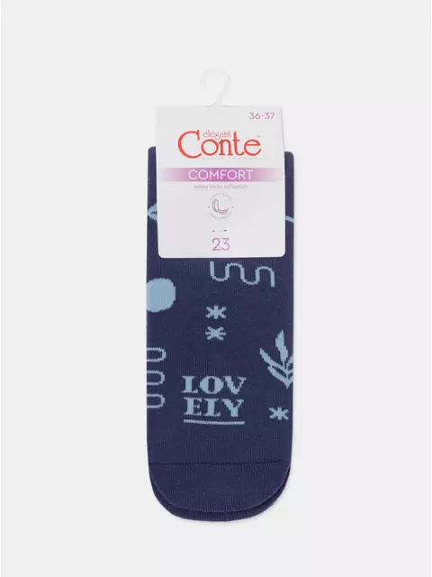 Теплые женские носки conte (махровые) comfort 567 темно-синий, 7С-47СП, 38-39 (25), CONTE ELEGANT,  - 8