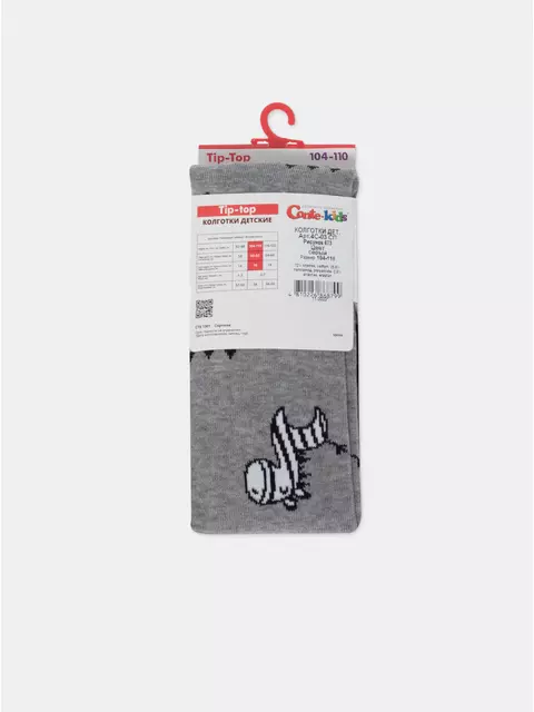 Детские колготки conte-kids tip-top 673 серый, 4С-02СП, 92-98 (14), CONTE-KIDS,  - 7
