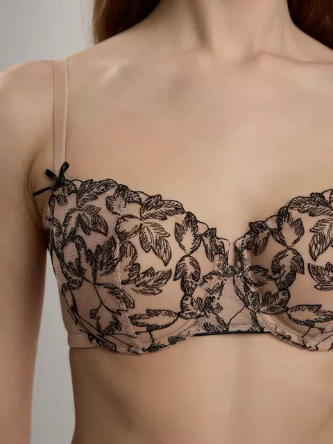 Бюстгальтер балконет с мягкой чашкой, на каркасах nostalgie tb6157 нюд, 22С-0028КСП, 70B, CONTE ELEGANT,  - 3