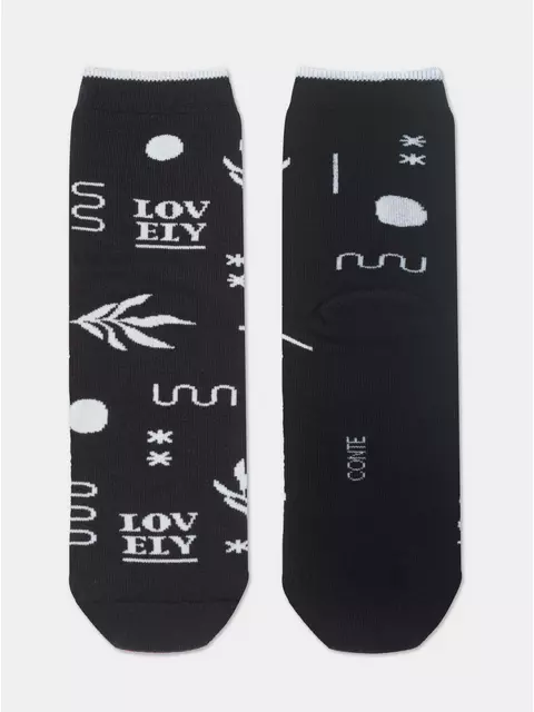 Теплые женские носки conte (махровые) comfort 567 черный, 7С-47СП, 38-39 (25), CONTE ELEGANT,  - 3