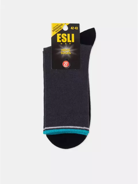 Носки мужские esli 200 темно-серый, 23С-139СПЕ, 42-43 (27), ESLI,  - 5