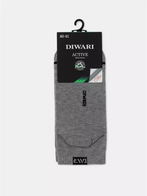 Носки мужские (короткие) diwari active 184 серый, 23С-85СП, 40-41 (25), DIWARI,  - 5