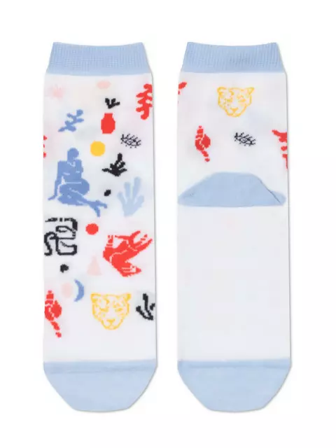 Носки женские хлопковые esli 577 белый, 23С-138СПЕ, 36-39 (23-25), ESLI,  - 5