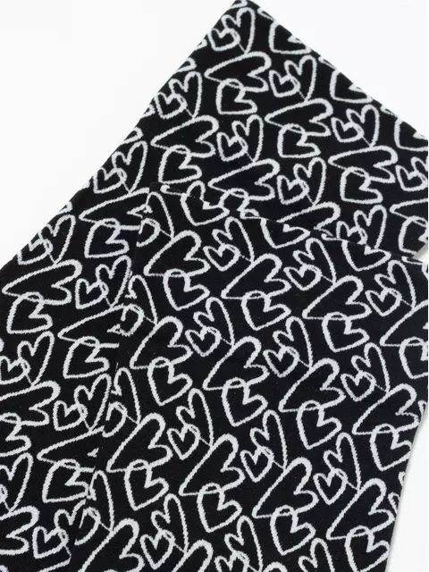 Плотные женские носки с рисунками «love» conte fantasy 23с-83сп nero-bianco, 23С-83СП, 36-39 (23-25), CONTE ELEGANT,  - 7