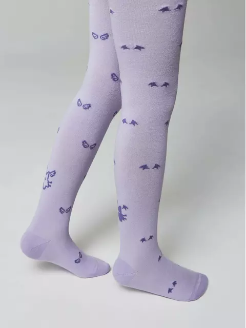 Детские колготки conte-kids happik 662 сиреневый, 22С-144СП, 128-134 (20), CONTE-KIDS,  - 4