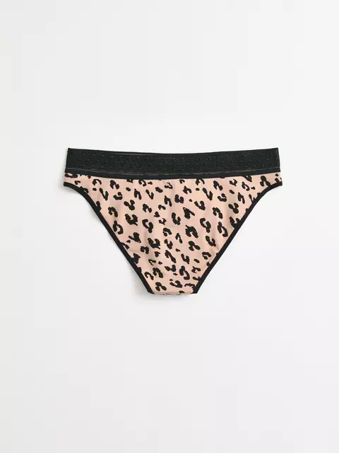 Трусы женские mix&match lb 2511 beige-black leo, 22С-2524ТСП, 94/S, CONTE ELEGANT,  - 5