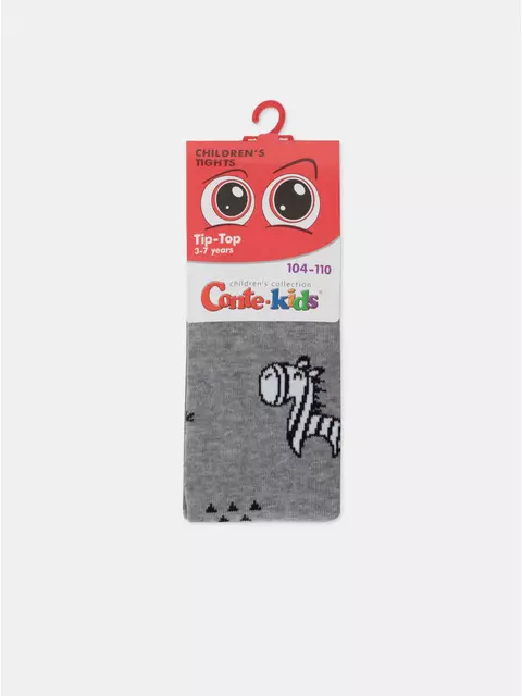 Детские колготки conte-kids tip-top 673 серый, 4С-02СП, 92-98 (14), CONTE-KIDS,  - 6