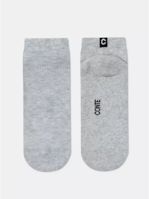 Носки женские хлопковые active (короткие, махр. стопа) 571 светло-серый, 16С-92СП, 36-38 (23-25), CONTE ELEGANT,  - 4