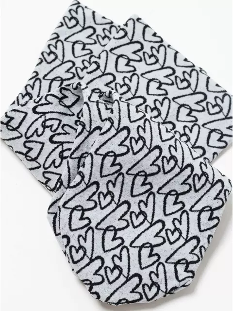 Плотные женские носки с вывязанным рисунком «сердечки» conte fantasy 23с-84сп nero-bianco, 23С-84СП, 36-39 (23-25), CONTE ELEGANT,  - 5