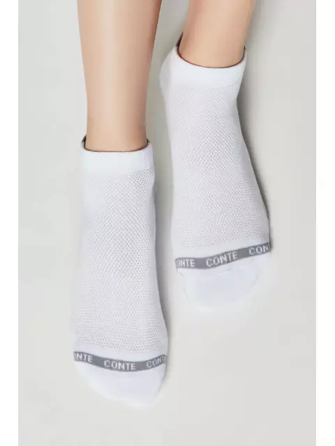 Носки женские короткие хлопковые active (махровая стопа) 573 белый, 16С-92СП, 36-37 (23), CONTE ELEGANT,  - 2