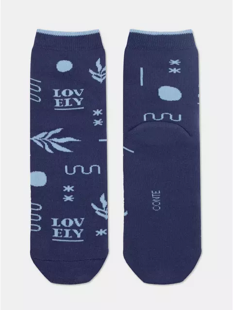 Теплые женские носки conte (махровые) comfort 567 темно-синий, 7С-47СП, 38-39 (25), CONTE ELEGANT,  - 4