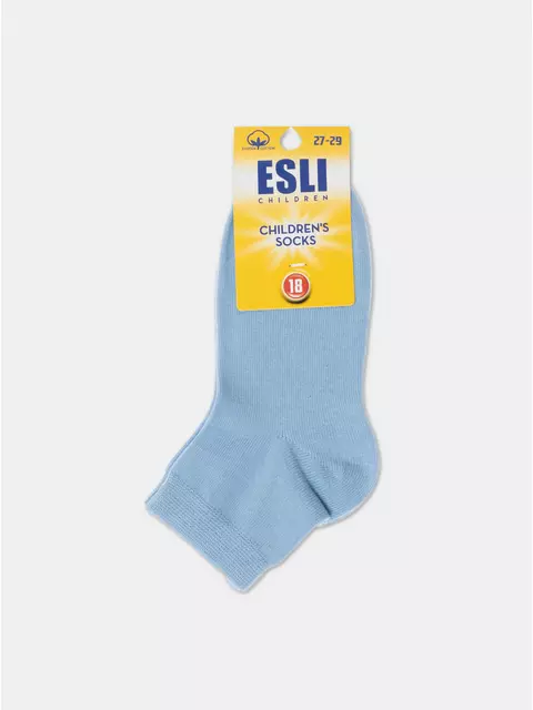 Носки детские короткие (однотонные) esli 000 голубой, 19С-143СПЕ, 20, ESLI,  - 4