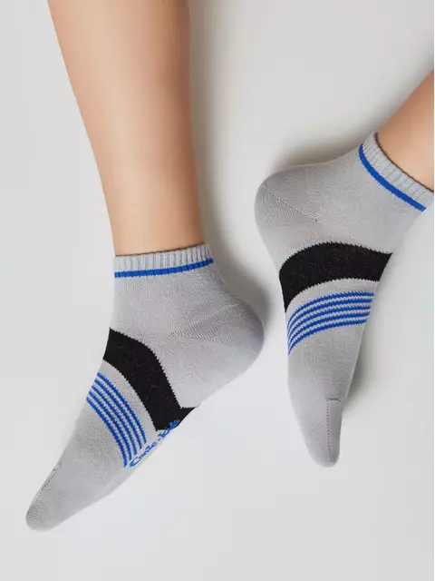 Носки детские (короткие) active 956 светло-серый, 13С-34СП, 22, CONTE-KIDS,  - 3