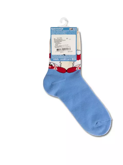 Носки женские махровые arctic 1408 брестские 111 голубой, 15С1408, 38-39 (25), БРЕСТСКИЕ,  - 5