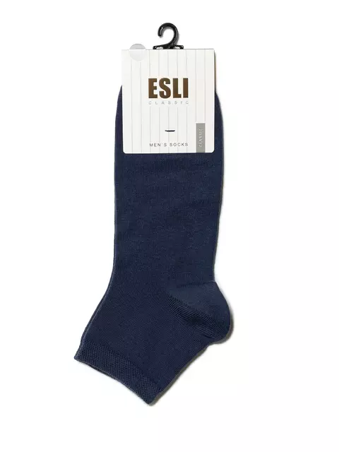 Короткие спортивные мужские носки esli classic 000 темный джинс, 14С-120СПЕ, 40-41 (25), ESLI,  - 2