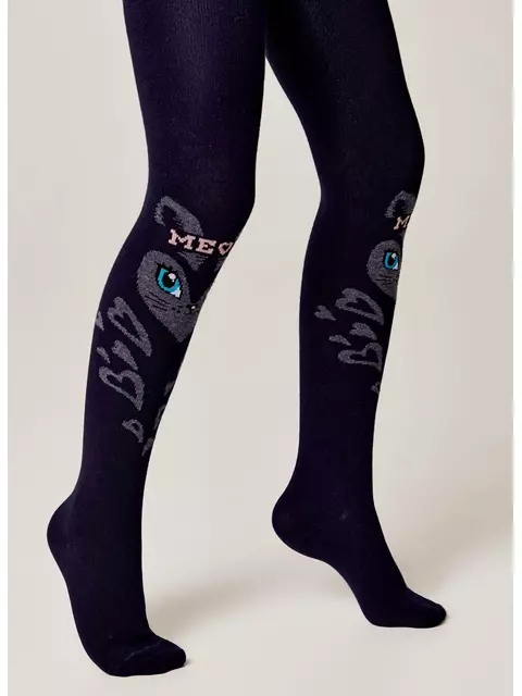 Колготки детские (рисунок) school​ 3280 брестские 1011 темно-синий, 14С3280, 116-122 (18), БРЕСТСКИЕ,  - 3