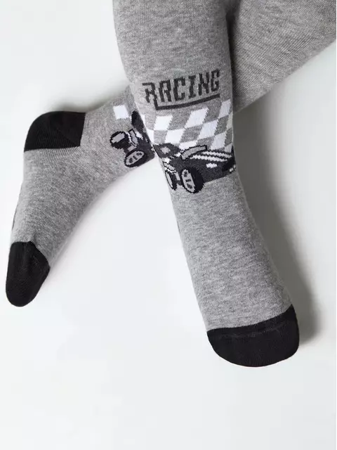 Колготки детские хлопковые tip-top 670 серый, 4С-03СП, 92-98 (14), CONTE-KIDS,  - 2