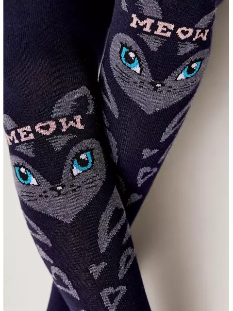 Колготки детские (рисунок) school​ 3280 брестские 1011 темно-синий, 14С3280, 116-122 (18), БРЕСТСКИЕ,  - 4