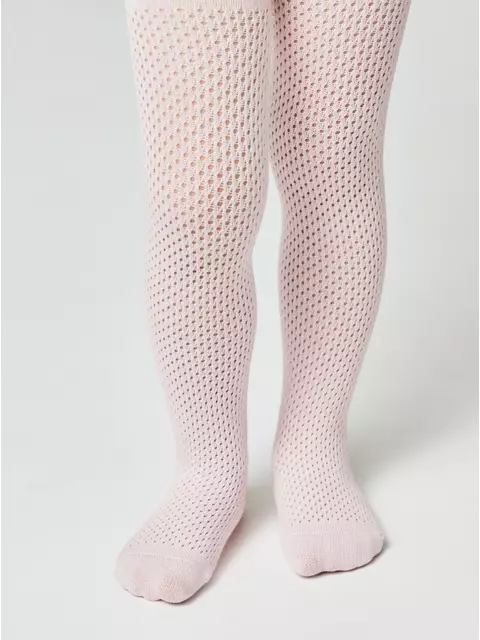 Ажурные детские колготки miss 616 светло-розовый, 20С-206СП, 92-98 (14), CONTE-KIDS,  - 2