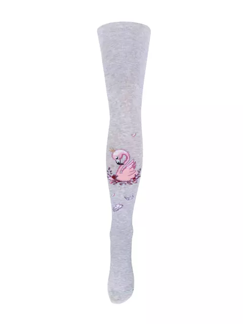 Колготки детские (рисунок) school 3280 брестские 1008 св.серый меланж, 14С3280, 128-134 (20), БРЕСТСКИЕ,  - 2