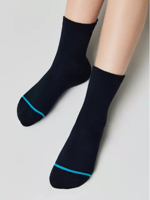 Носки детские (с пикотом) tip-top 973 темно-синий, 23С-110СП, 16, CONTE-KIDS,  - 2