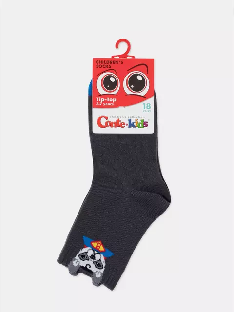 Носки детские (с пикотом) tip-top 970 темно-серый, 23С-110СП, 16, CONTE-KIDS,  - 7